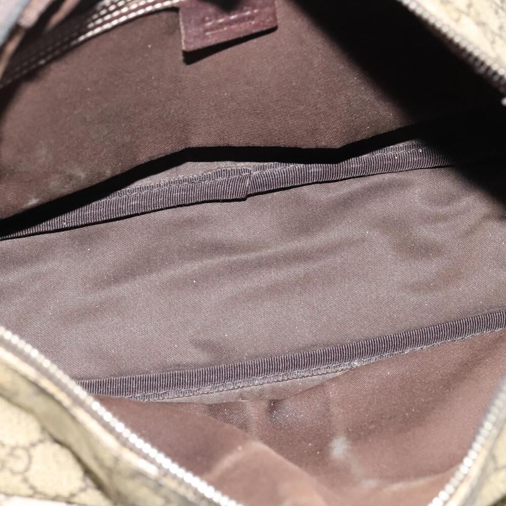 GUCCI GG Supreme Shoulder Bag Pvc Beige Gold - Picture 16 of 16